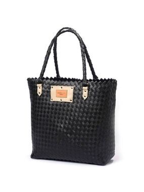 Khokho Weekend Women's Manzini Shopping Tote Bag in Black
